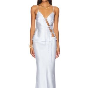 Sold out Lioness Asymmetrical Dress in Silver